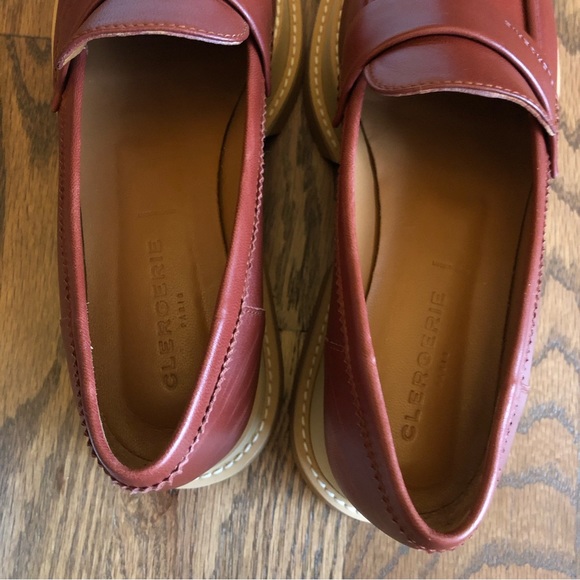 Robert Clergerie Banel Flatform Platform Leather Loafers - Picture 2 of 12